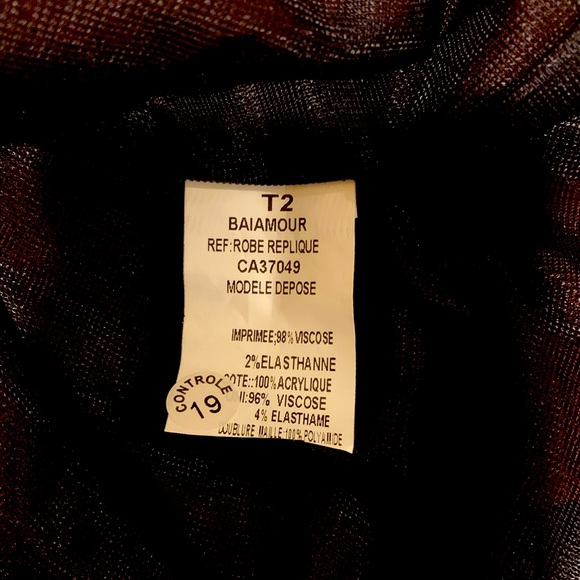 NWT Bai Amour French Lagenlook Dress. Brick Red Color.  Medium - Picture 9 of 9